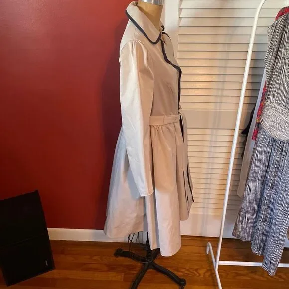 ANTHROPOLOGIE | elevenses “fair lady” trench coat 8 - Picture 6 of 15